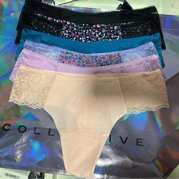 Victorias Secret No-Show Thong Pack - Picture 1 of 5